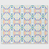 Klassisches geometrisches abstraktes Muster der 19 Geschenkpapier (Flach)