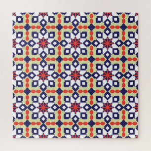 Klassisches geometrisches Muster: Nahtloses orname Puzzle