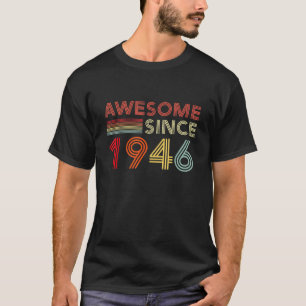 Klassisches Geschenk Geboren 1946 80 Jahre alt Her T-Shirt