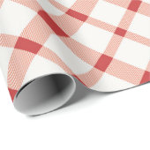 Klassisches Gingham kariert Cooking Geschenkpapier (Rolleneckpunkt)