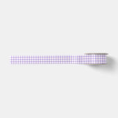 Klassisches Gingham Soft Lavendel Satinband (Vorderseite)