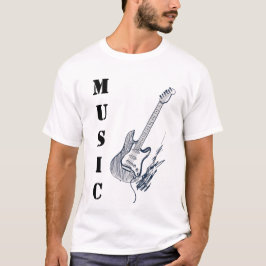 Klassisches Gitarren-T-Shirt für Musikliebhaber – T-Shirt