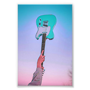 Klassisches Gitarrenwerk Fotodruck