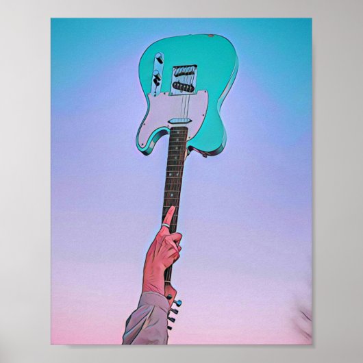 Klassisches Gitarrenwerk Poster (Vorne)