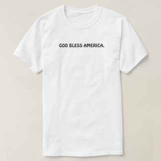 Klassisches God Bless America T-Shirt 