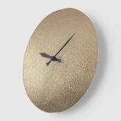 klassisches Gold aus Edelmetall Große Wanduhr (Winkel)