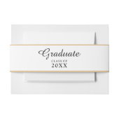 Klassisches Gold-Border-Script-Calligaphy-Gesetz G Einladungsbanderole (Vorderseite Beispiel)