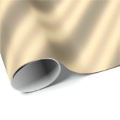 Klassisches Gold Diagonal Stripe Wrapping Paper Geschenkpapier (Rolleneckpunkt)