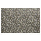 Klassisches Gold Foliage Botanisches Grau Design Stoff (Fat Quarter (45,7 x 55,9 cm))