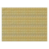 Klassisches Gold Glitzer Blumenmuster Tischdecke (Vorderseite (Horizontal))