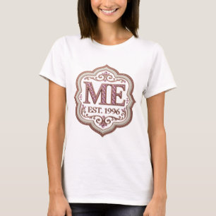 Klassisches Gold ME EST 1996 Künstlerisches Motiv T-Shirt