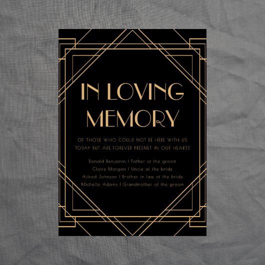 Klassisches Gold Vintag für Liebesgedächtniszeiche Poster