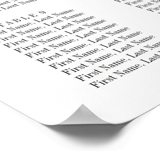 Klassisches Gold Wappen Hochzeitssymbol Poster (Ecke)