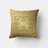 Klassisches Golden Wedding Anniversary Throw Kisse Kissen (Rückseite)