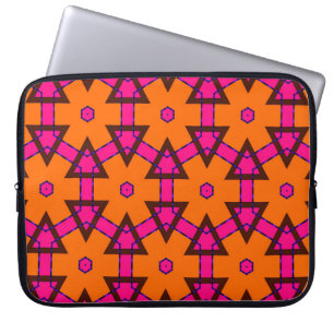 klassisches goldenes Muster. goldfarbener Ornament Laptopschutzhülle