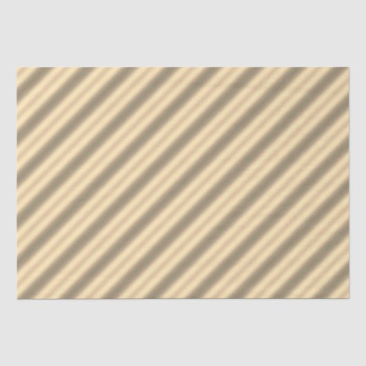 Klassisches goldfarbenes Papiertaschentuch Seidenpapier (Vorderseite)