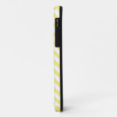Klassisches goldgelbes Zickzack Muster Case-Mate iPhone Hülle (Hinten/Links)