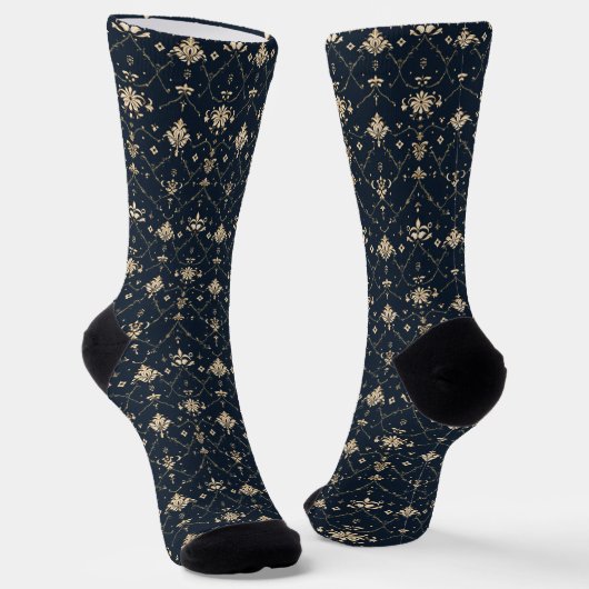 Klassisches Goldmuster Socken (Gewinkelt)