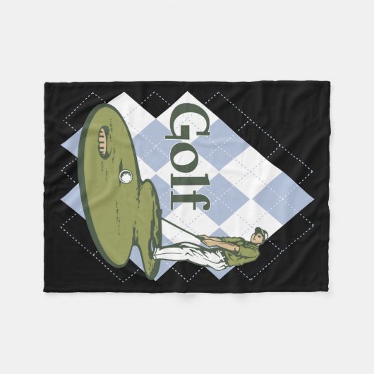 Klassisches Golf Fleecedecke (Vorderseite (Horizontal))