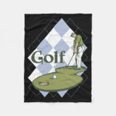 Klassisches Golf Fleecedecke (Vorderseite)