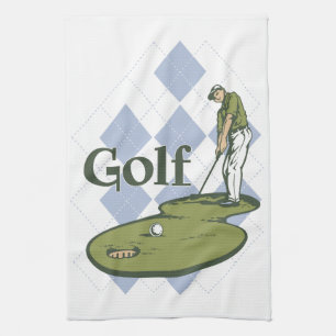 Klassisches Golf Handtuch