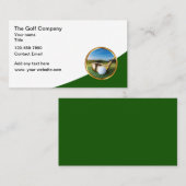 Klassisches Golf Theme Business Cards Design Visitenkarte (Vorne/Hinten)
