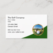 Klassisches Golf Theme Business Cards Design Visitenkarte (Vorderseite)