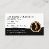 Klassisches Golf Theme Business Cards Design Visitenkarte (Vorderseite)