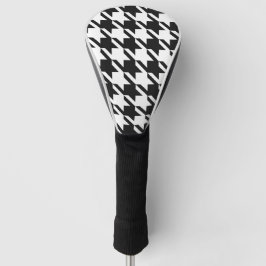 Klassisches Golfer-Pepita-Hahnentrittmuster-Muster Golf Headcover