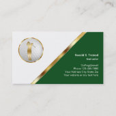 Klassisches Golftraining Visitenkarte (Vorderseite)