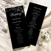 Klassisches gotisches Black Wedding Flat Programm