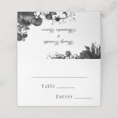 Klassisches Gotisches Weißes Menü Auswahl geflocht (Außenseite Aufgefaltet)