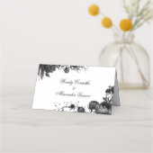 Klassisches Gotisches Weißes Menü Auswahl geflocht (Rückseite)