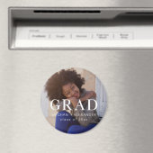 Klassisches Graduate Foto und Name Magnet (In Situ (Geschirrspüler))