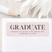 Klassisches Graduate-Mailing-Label (Insitu)