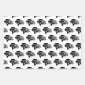 Klassisches Grafikmotiv Geschenkpapier Set (Vorderseite 2)