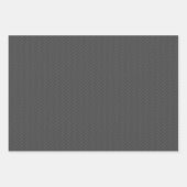 Klassisches Graue Herringbone-Muster Geschenkpapier Set (Vorderseite)
