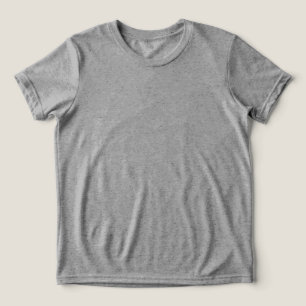 Klassisches graues Basic-T-Shirt – Bequem für den Tri-Blend Shirt