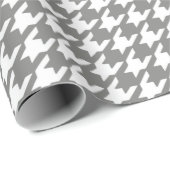 Klassisches graues und weißes geschenkpapier (Rolleneckpunkt)