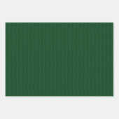 Klassisches Green Yellow Herringbone-Muster Geschenkpapier Set (Vorderseite)
