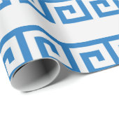 Klassisches griechisches Wellen-Packpapier Geschenkpapier (Rolleneckpunkt)