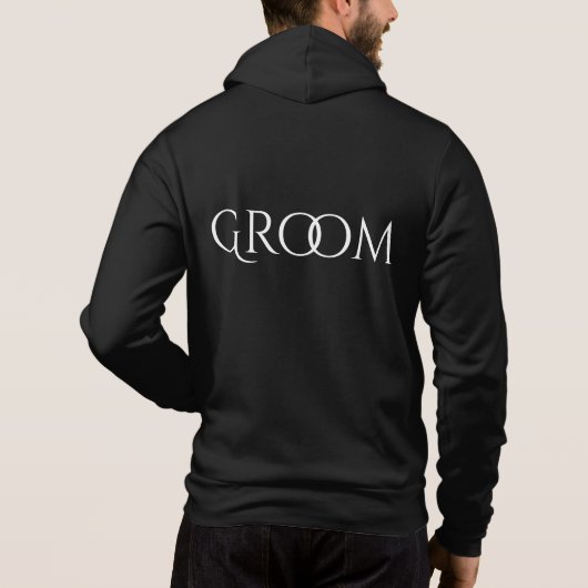 Klassisches Groom Hoodie Sweatshirt (Rückseite)