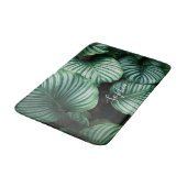 Klassisches, großes Leaf-Design, Ihr Name oder Tex Badematte (Schrägansicht)