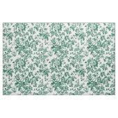 Klassisches grünes Blumen-Toile Stoff (Fat Quarter (45,7 x 55,9 cm))