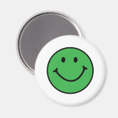klassisches grünes Gesicht Magnet (Vorderseite/Rückseite)