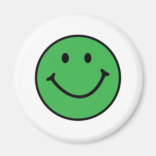 klassisches grünes Gesicht Magnet
