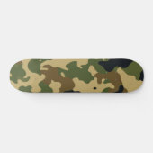 Klassisches grünes Tarnmuster Skateboard (Horizontal)