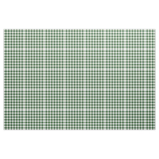 Klassisches grünes und weißes Gingham-Block-Muster Stoff (Yard (91,4 cm))