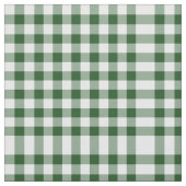 Klassisches grünes und weißes Gingham-Block-Muster Stoff (Muster)