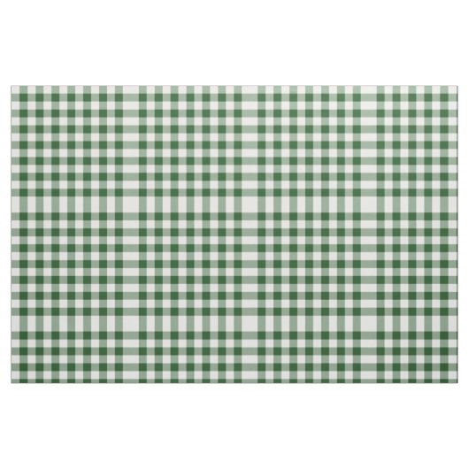 Klassisches grünes und weißes Gingham-Block-Muster Stoff (Fat Quarter (45,7 x 55,9 cm))